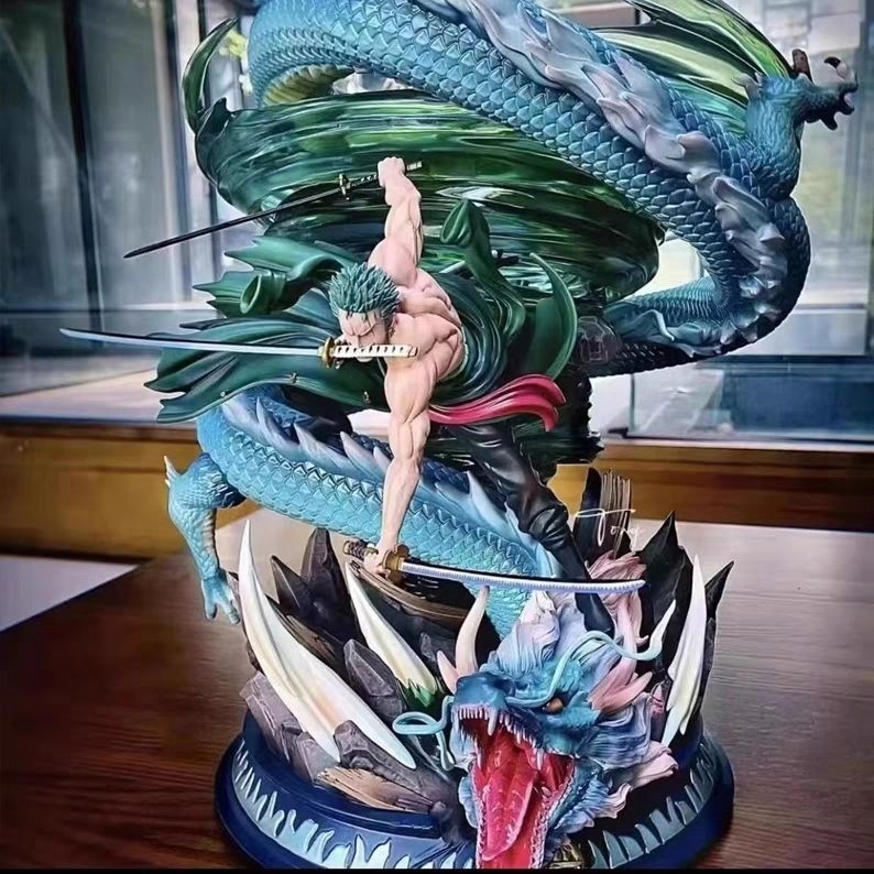 Zoro Anime Merchandise - 31cm Anime GK Figure Tornado Roronoa
