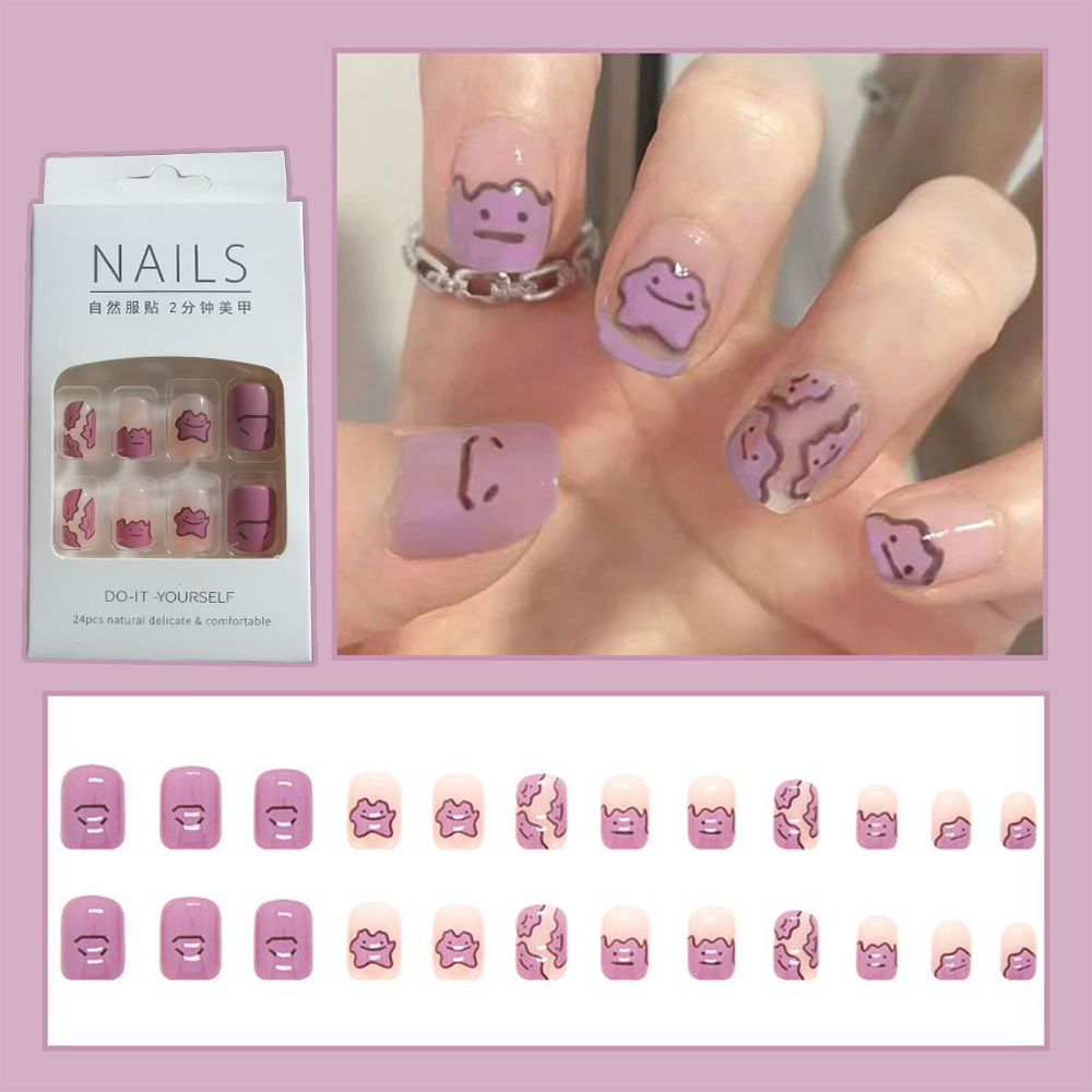 Pokemon Ditto Nail Art Sticker - Anime Merchandise Nepal 评论和价格