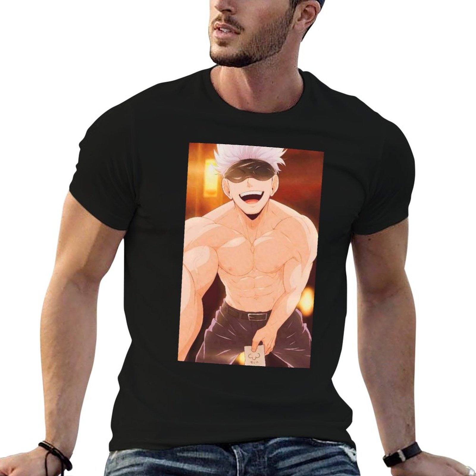 Gojo Satoru Merchandise T-Shir - Anime Merchandise Shirt 评论和价格