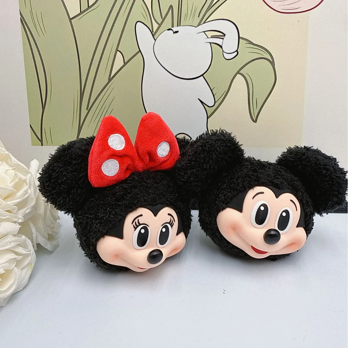 Mickey Minnie Plush Doll Keych - Cute Anime Merchandise 评论和价格