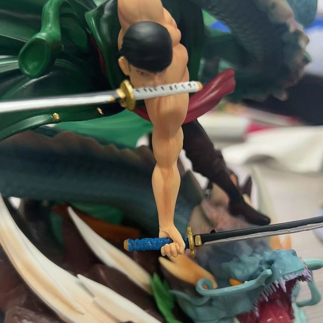 31cm Anime GK Figure Tornado R - Zoro Anime Merchandise 评论和价格