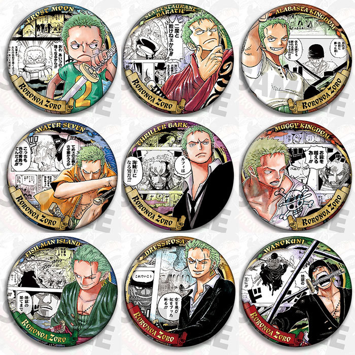 One Piece Zoro Anime Badge Pin - Zoro Anime Merchandise 评论和价格