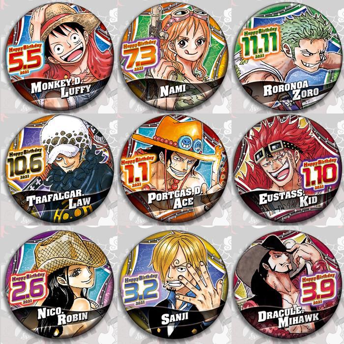One Piece Anime Badge Pin Set  - Zoro Anime Merchandise 评论和价格